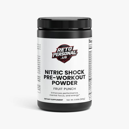 Nitric Shock Pre-Workout Powder (Fruit Punch)