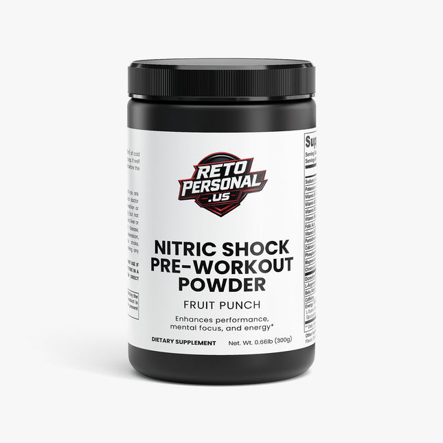 Nitric Shock Pre-Workout Powder (Fruit Punch)