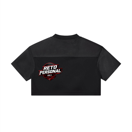 Women’s Cropped Paneled V-Neck Jersey