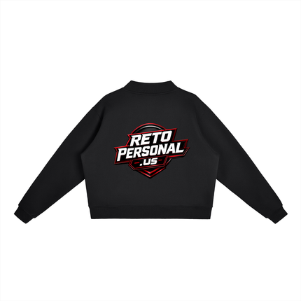 Essential Fleece Mock-Neck Crew Sweatshirt