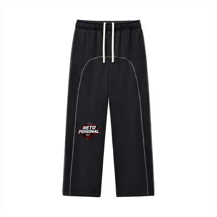 Contrast-Stitched Fleece Sweatpants